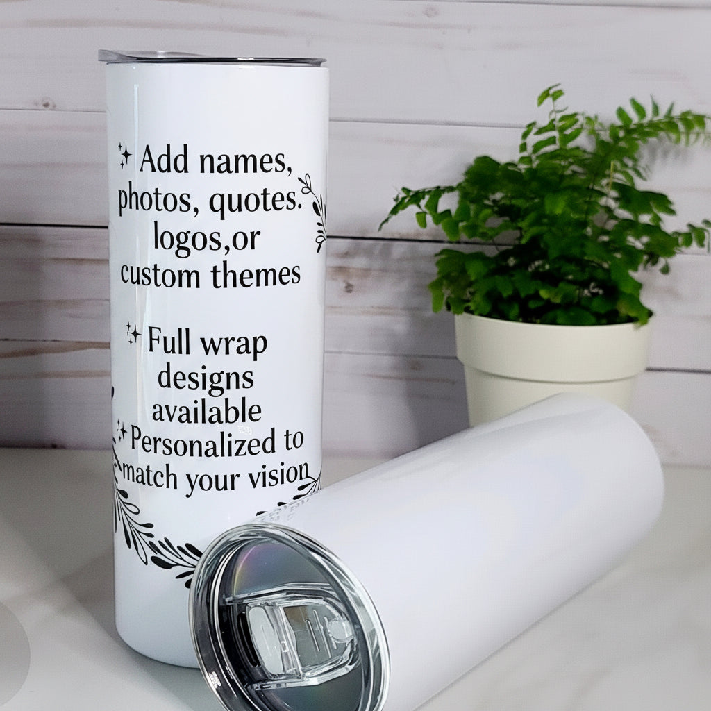 20oz -30oz Sublimation Skinny Tumbler