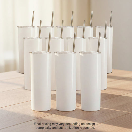 20oz -30oz Sublimation Skinny Tumbler