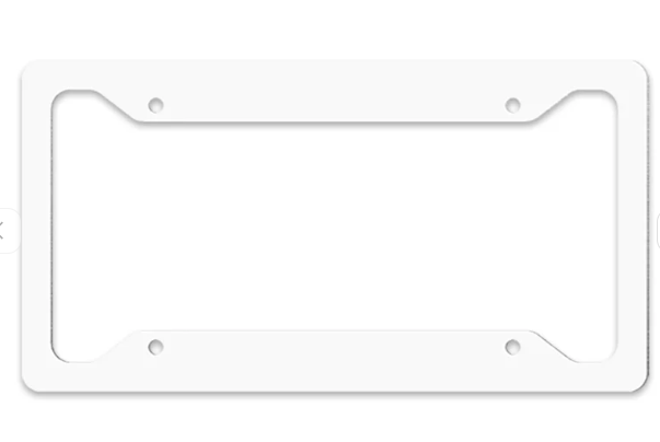 Sublimation License Plates & Frames