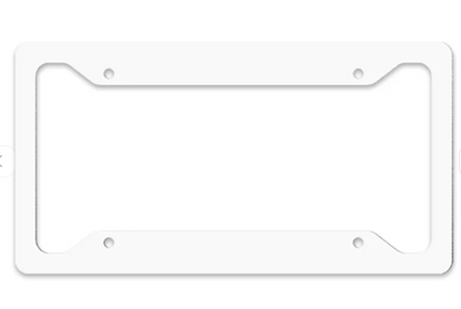 Sublimation License Plates & Frames