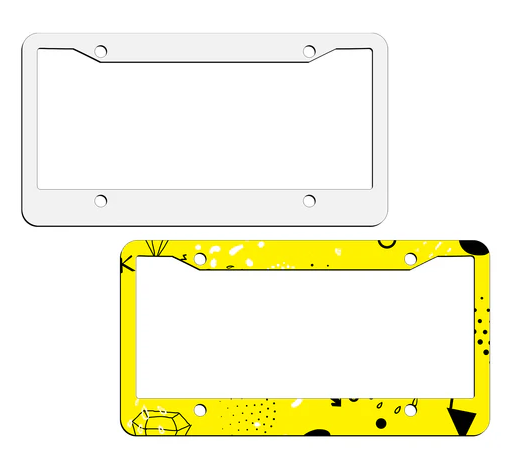 Sublimation License Plates & Frames