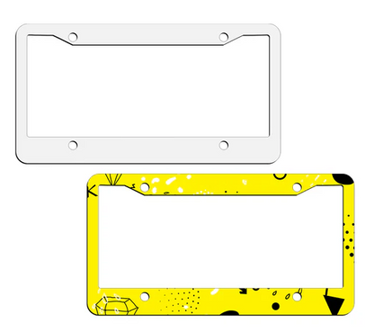 Sublimation License Plates & Frames