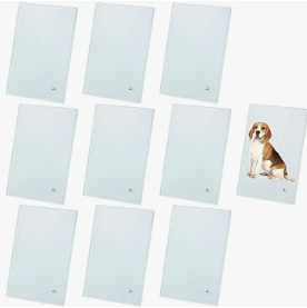 Sublimation Glass Photos w/ metal stand